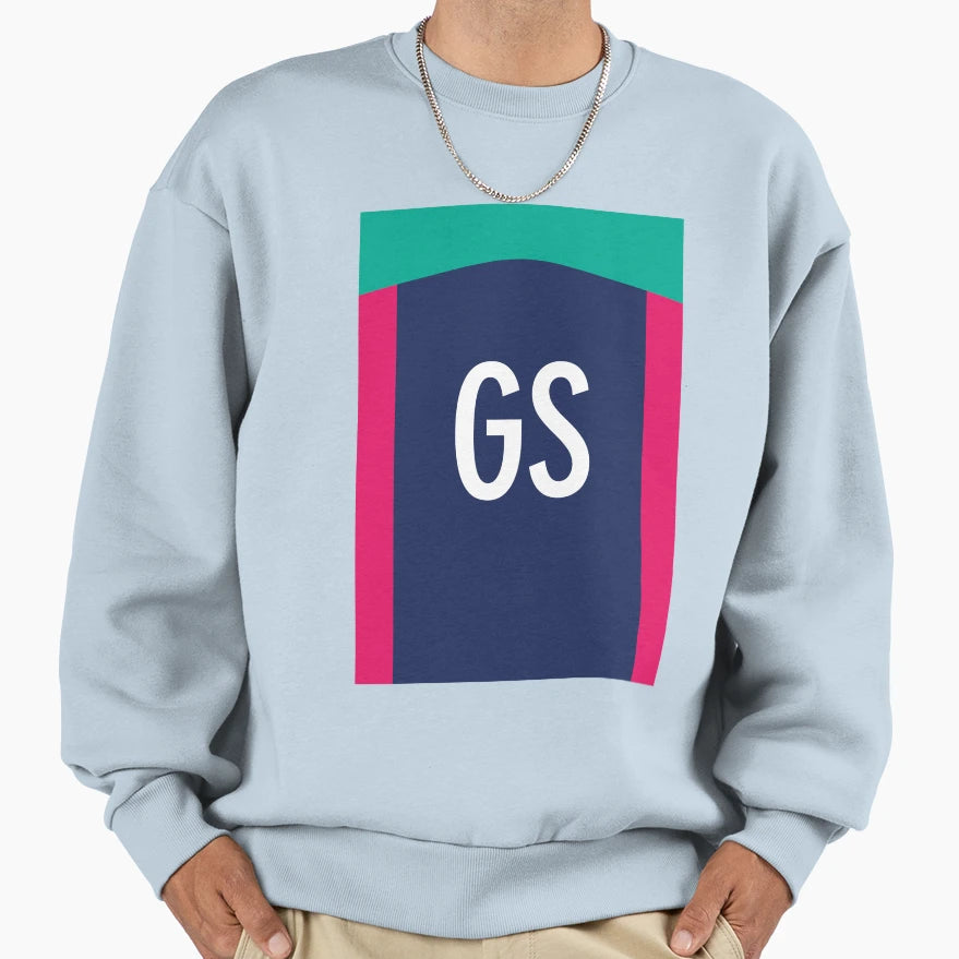 Melbourne Vixens Bib Goal Shooter Sweatshirt - Unique Graphic for Adults - T-Shirt, Sweatshirt, Hoodie