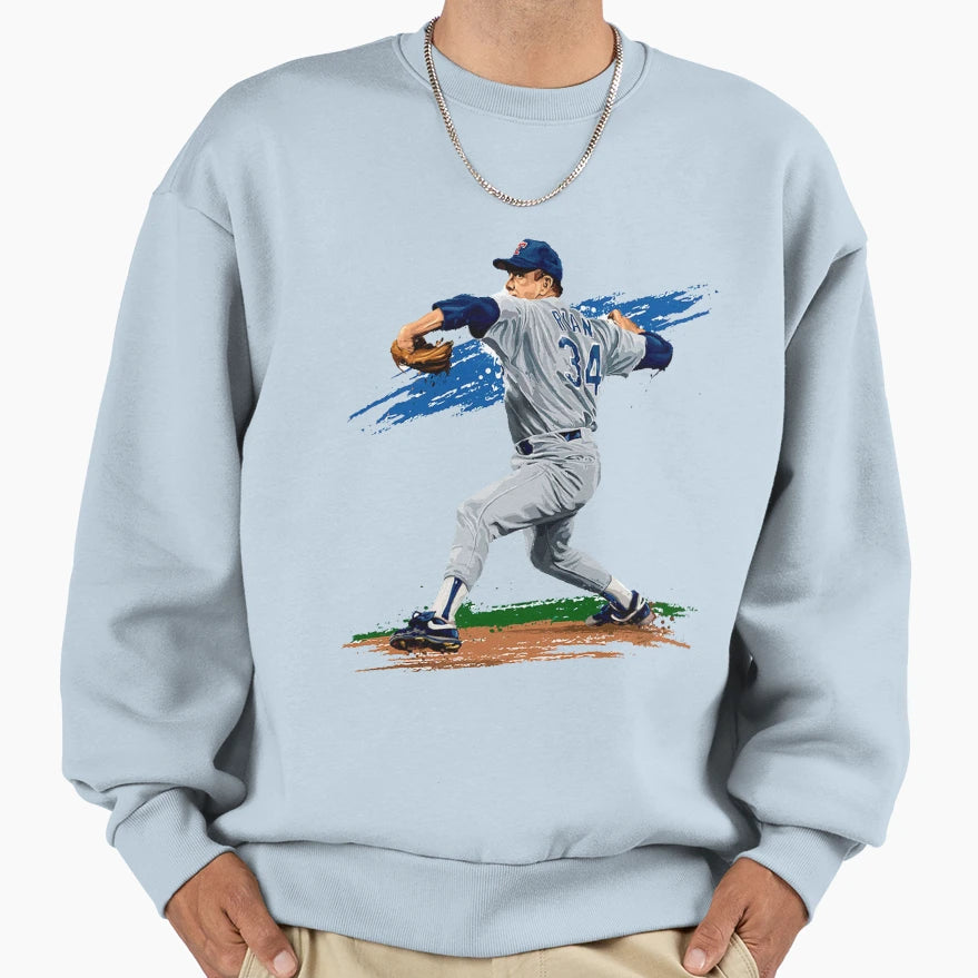 Nolan Ryan Sweatshirt - Minimalist Print for Adults - T-Shirt, Sweatshirt, Hoodie