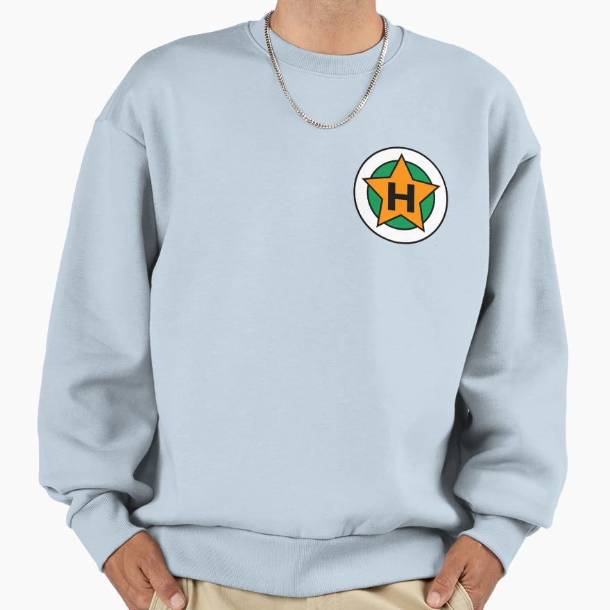 Orange Star High School Crest Sweatshirt - Streetwear Style for Adults - T-Shirt, Sweatshirt, Hoodie