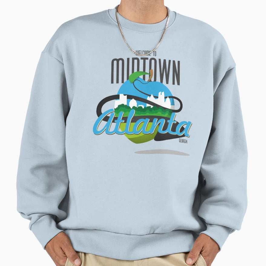 Midtown Atlanta Sweatshirt - Novelty Apparel Men Women - T-Shirt, Sweatshirt, Hoodie