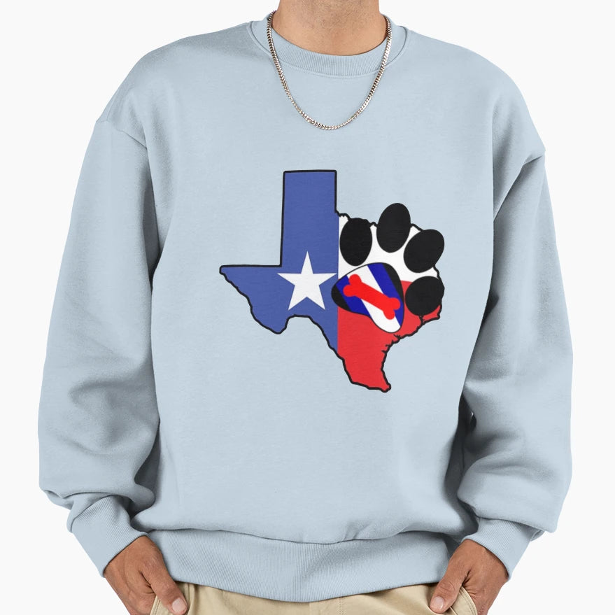 Texas Pup Pride Sweatshirt - Fun Novelty Design for Adults - T-Shirt, Sweatshirt, Hoodie