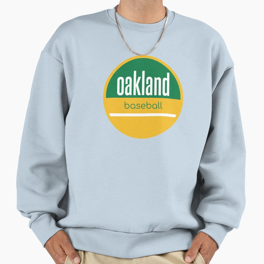 Oakland Baseball Sweatshirt - Minimalist Print Unisex - T-Shirt, Sweatshirt, Hoodie