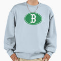 Boston Green European Oval Sweatshirt - Trendy Graphic for Adults - T-Shirt, Sweatshirt, Hoodie