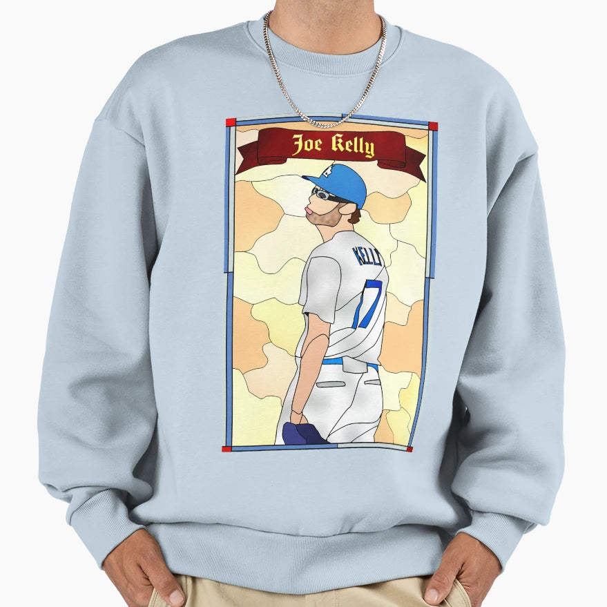 Stained Glass Joe Kelly Pout Face Sweatshirt - Streetwear Style Men Women - T-Shirt, Sweatshirt, Hoodie