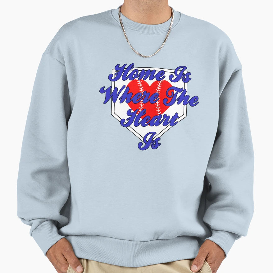 Home Is Where Heart Is Sweatshirt - Novelty Apparel Unisex - T-Shirt, Sweatshirt, Hoodie