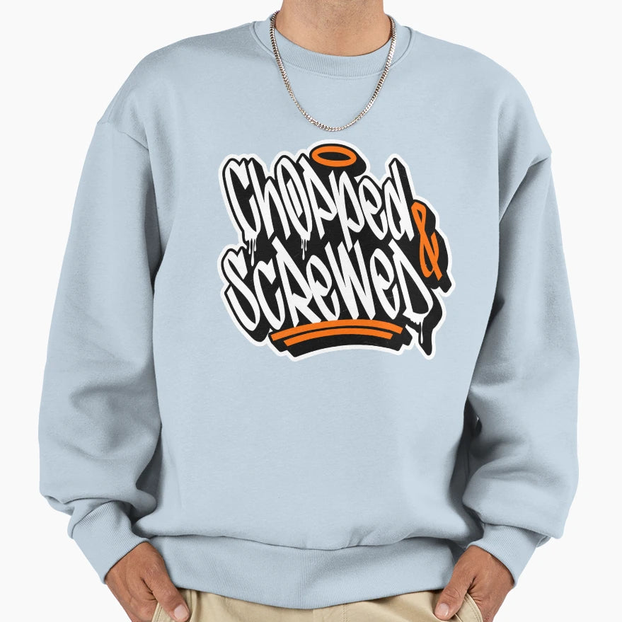 90S Hip Hop Chopped Screwed Graffiti Sweatshirt - Unique Graphic Men Women - T-Shirt, Sweatshirt, Hoodie