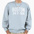 Boston 24 7 365 Gift Boston Fans T-Shirt - Aesthetic Graphic Men Women - T-Shirt, Sweatshirt, Hoodie