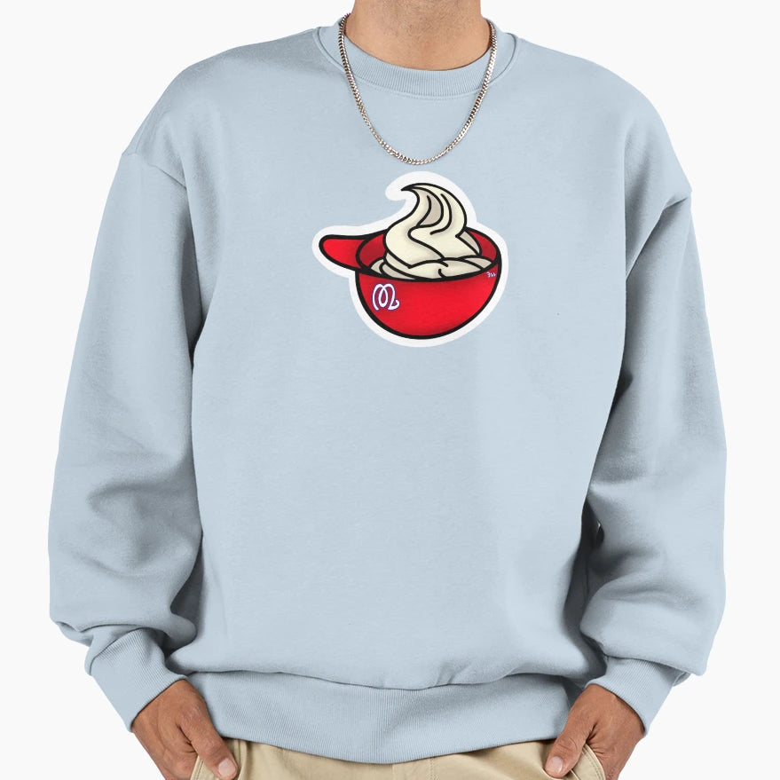 Dc Ice Cream Helmet Soft Serve Sweatshirt - Custom Art Print for Adults - T-Shirt, Sweatshirt, Hoodie