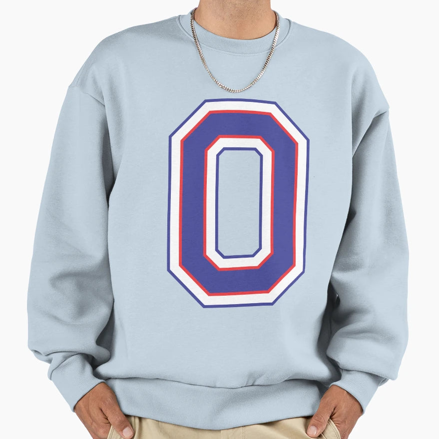 Alphabet O Sweatshirt - Graphic Print for Adults - T-Shirt, Sweatshirt, Hoodie