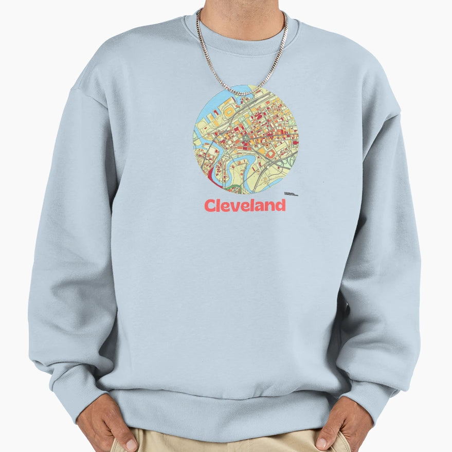 Cleveland Sweatshirt - Custom Art Print for Adults - T-Shirt, Sweatshirt, Hoodie