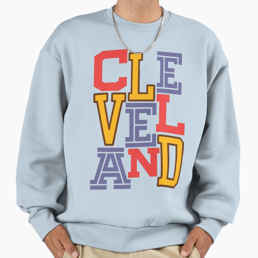 Cleveland Triple Threat Sweatshirt - Streetwear Style for Adults - T-Shirt, Sweatshirt, Hoodie