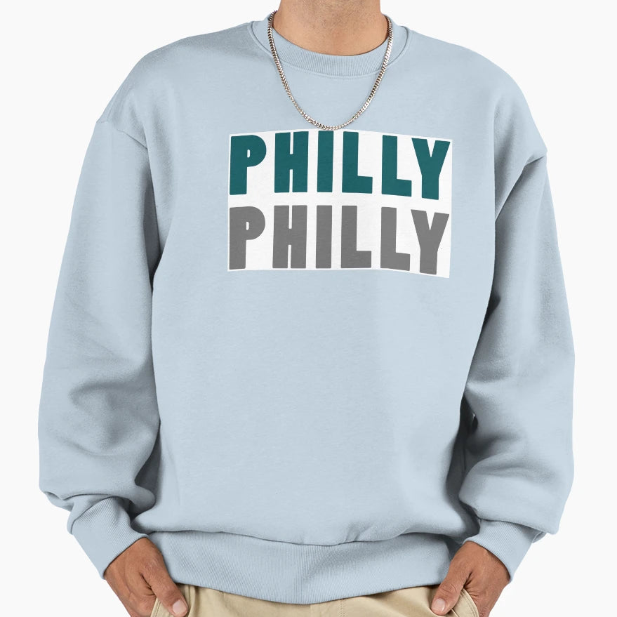 Philly Philly Sweatshirt - Minimalist Print Men Women - T-Shirt, Sweatshirt, Hoodie