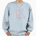 Letter K Graffiti Sweatshirt - Aesthetic Graphic Unisex - T-Shirt, Sweatshirt, Hoodie