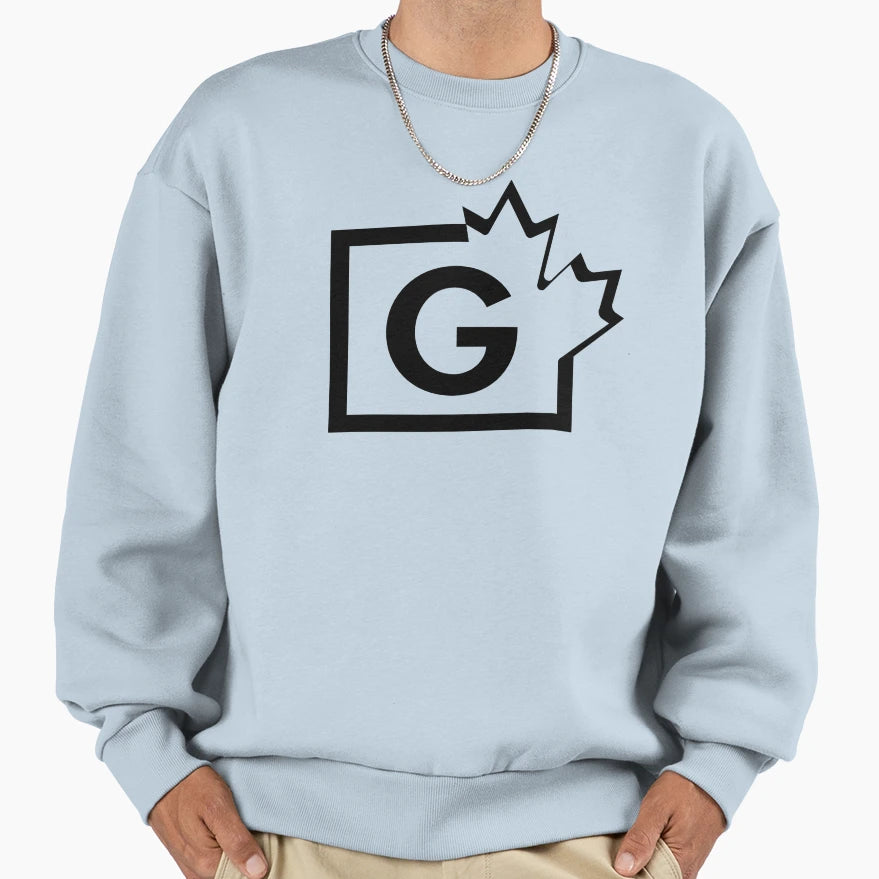 Tv G Canada Black Sweatshirt - Minimalist Print for Adults - T-Shirt, Sweatshirt, Hoodie