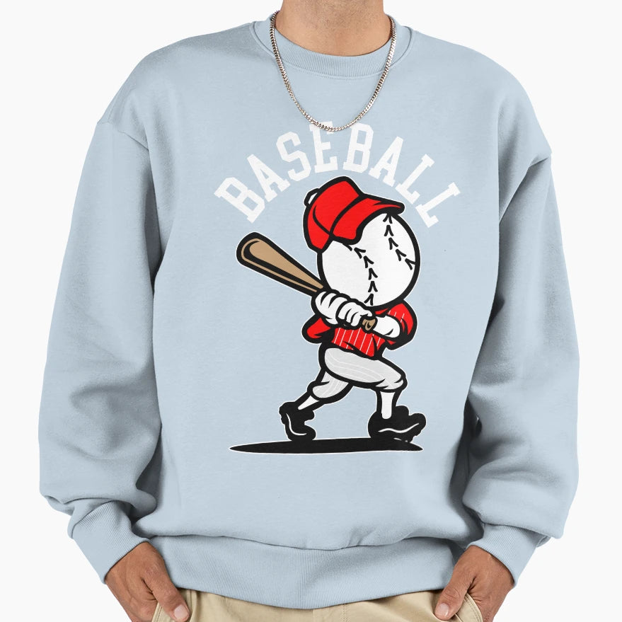 Baseball Major League Sports Sweatshirt - Fun Novelty Design for Adults - T-Shirt, Sweatshirt, Hoodie