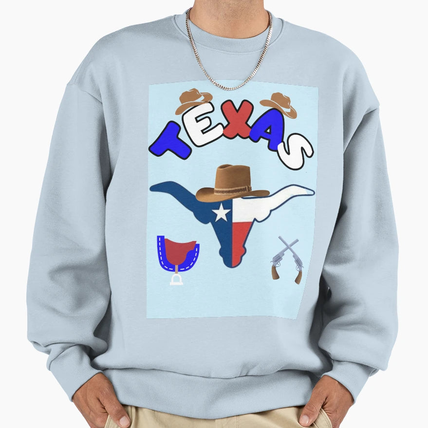 Texas Usa Sweatshirt - Novelty Apparel Men Women - T-Shirt, Sweatshirt, Hoodie