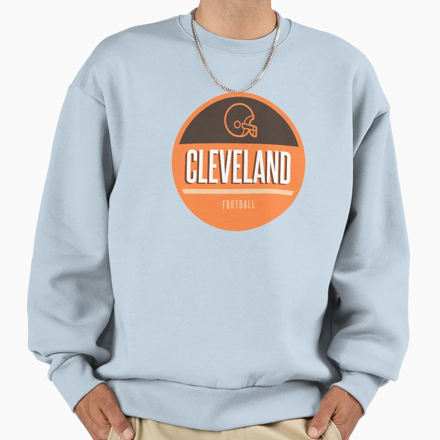 Cleveland Football Sweatshirt - Novelty Apparel Men Women - T-Shirt, Sweatshirt, Hoodie