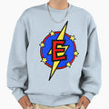 Super Letter E Superhero Sweatshirt - Novelty Apparel for Adults - T-Shirt, Sweatshirt, Hoodie