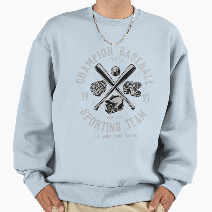 Atlanta Georgia Baseball Champion Sweatshirt - Aesthetic Graphic Unisex - T-Shirt, Sweatshirt, Hoodie