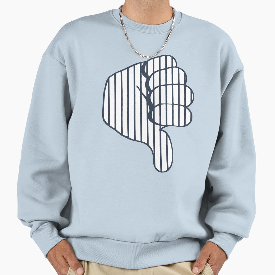 Thumbs Down Sweatshirt - Casual Everyday Wear Unisex - T-Shirt, Sweatshirt, Hoodie