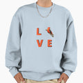 Love Birds Scarlet Tanager Sweatshirt - Aesthetic Graphic Unisex - T-Shirt, Sweatshirt, Hoodie