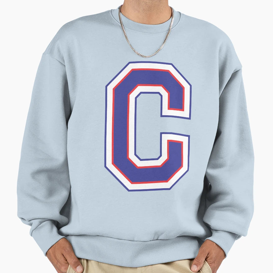Alphabet C Sweatshirt - Casual Everyday Wear Men Women - T-Shirt, Sweatshirt, Hoodie