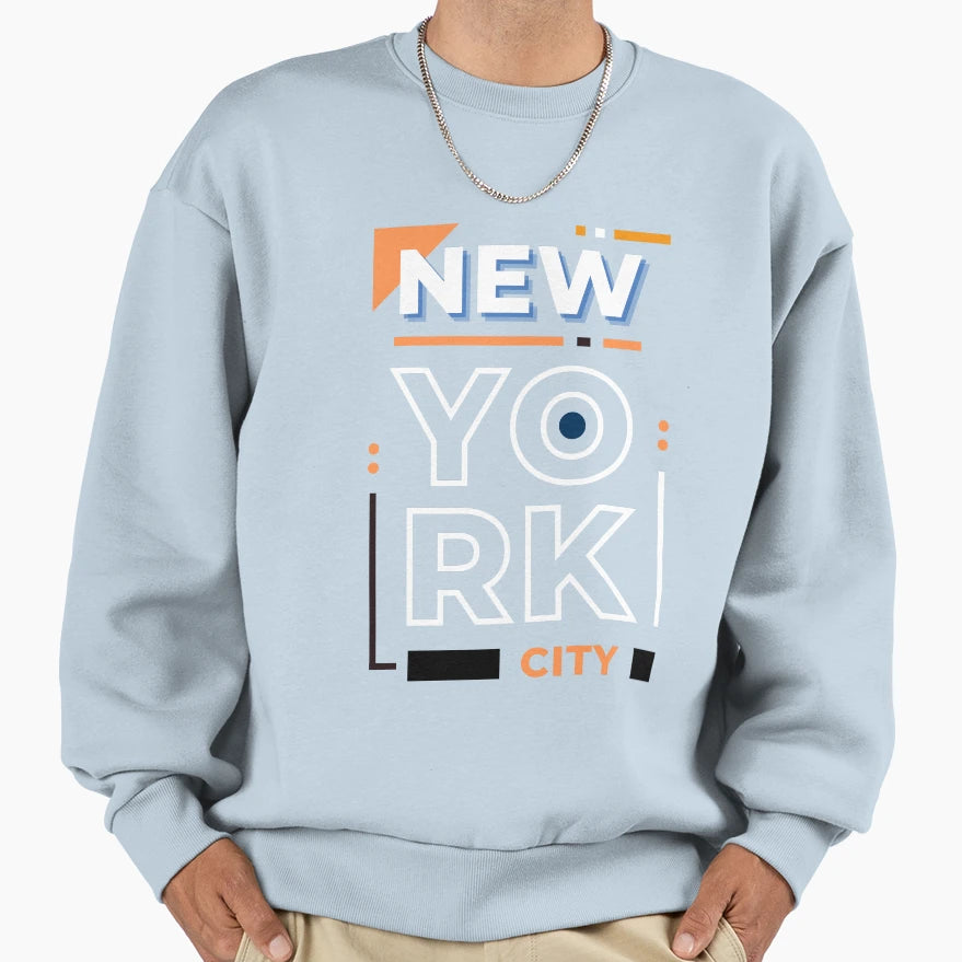 New York City Sweatshirt - Aesthetic Graphic Men Women - T-Shirt, Sweatshirt, Hoodie