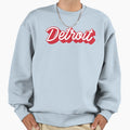 Dimensional Script Detroit Sweatshirt - Fun Novelty Design Men Women - T-Shirt, Sweatshirt, Hoodie
