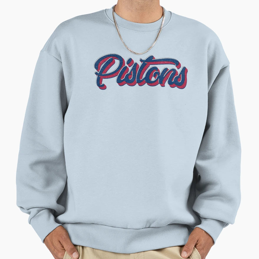 Detroit Pistons Sweatshirt - Aesthetic Graphic Unisex - T-Shirt, Sweatshirt, Hoodie