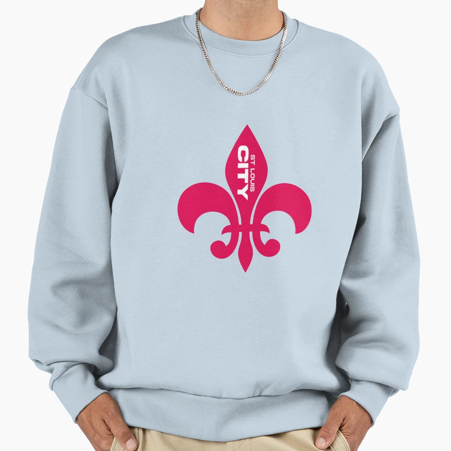 Stl City Fleur Sweatshirt - Aesthetic Graphic for Adults - T-Shirt, Sweatshirt, Hoodie