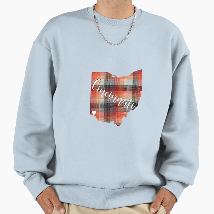 Cincinnati Sweatshirt - Fun Novelty Design for Adults - T-Shirt, Sweatshirt, Hoodie