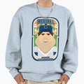 Baseball Blue Pinstripes Rhubarb Sweatshirt - Novelty Apparel Unisex - T-Shirt, Sweatshirt, Hoodie