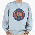 Detroit Baseball Ball Stitching Sweatshirt - Streetwear Style for Adults - T-Shirt, Sweatshirt, Hoodie
