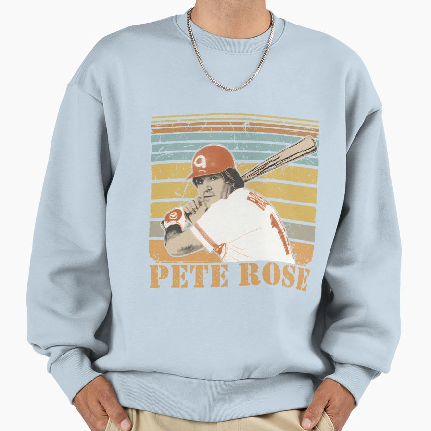 Pete Rose Sweatshirt - Custom Art Print for Adults - T-Shirt, Sweatshirt, Hoodie