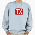 Tx Initials Sweatshirt - Aesthetic Graphic Men Women - T-Shirt, Sweatshirt, Hoodie