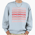 Cincinnati Color Fade Sweatshirt - Streetwear Style Men Women - T-Shirt, Sweatshirt, Hoodie