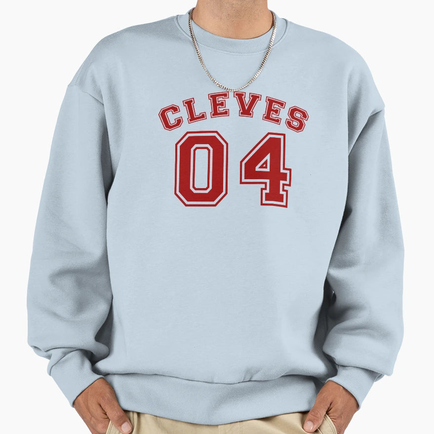 Cleves Varsity Sweatshirt - Novelty Apparel Men Women - T-Shirt, Sweatshirt, Hoodie