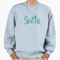 Seattle Baseball Text Sweatshirt - Custom Art Print for Adults - T-Shirt, Sweatshirt, Hoodie