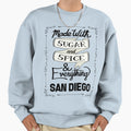Sugar And Spice San Diego Sweatshirt - Graphic Print for Adults - T-Shirt, Sweatshirt, Hoodie
