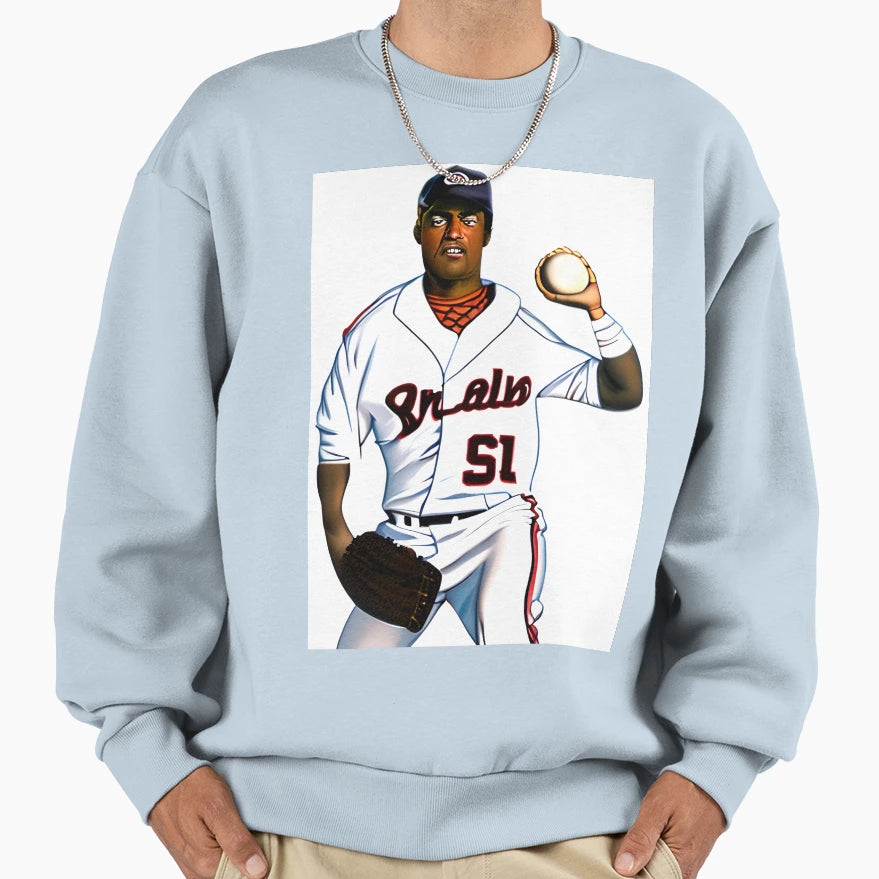 Base Ball Player Team Sweatshirt - Minimalist Print for Adults - T-Shirt, Sweatshirt, Hoodie