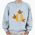 Letter O Alphabet Monogram Butterfly Sweatshirt - Fun Novelty Design Unisex - T-Shirt, Sweatshirt, Hoodie