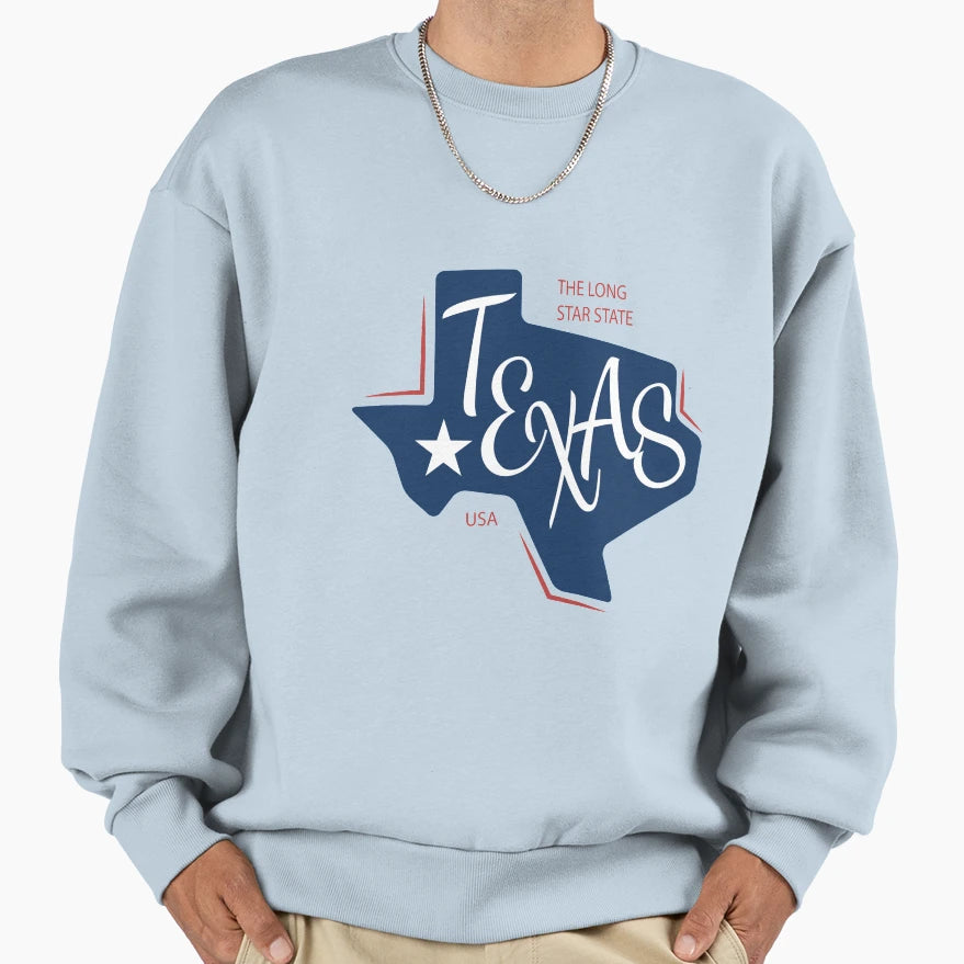 Texas Sweatshirt - Trendy Graphic Men Women - T-Shirt, Sweatshirt, Hoodie