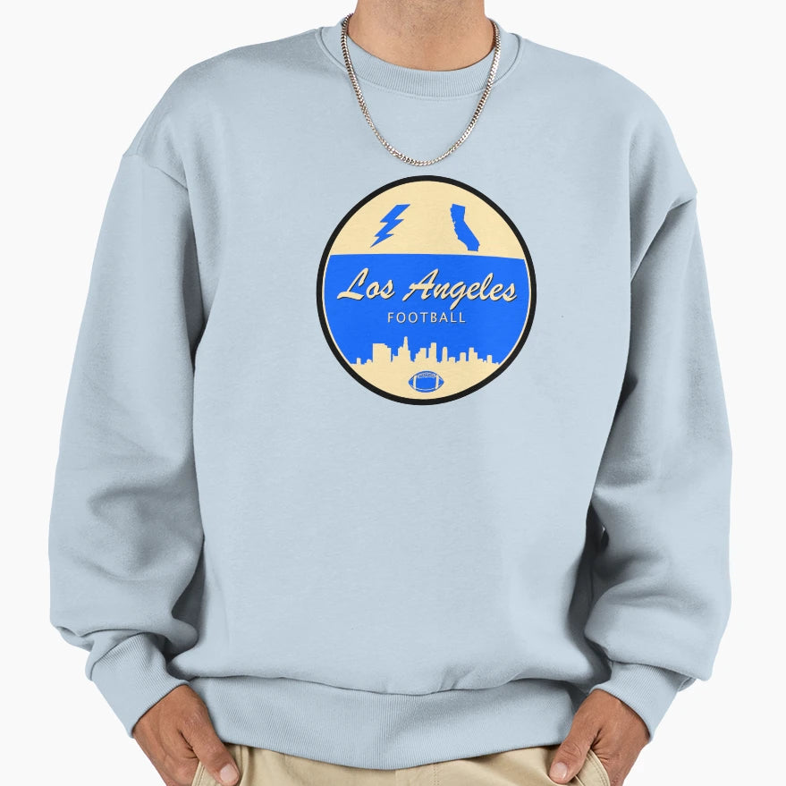Los Angeles C Football Minimal Sweatshirt - Casual Everyday Wear Men Women - T-Shirt, Sweatshirt, Hoodie