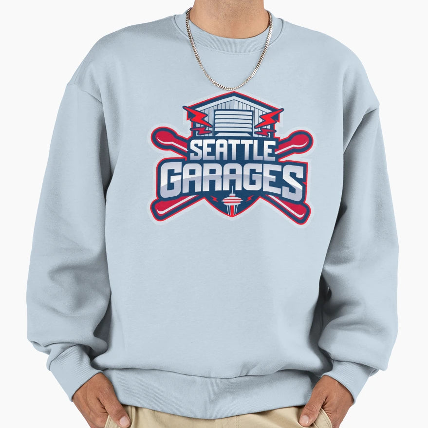 Seattle Garages Sweatshirt - Aesthetic Graphic Men Women - T-Shirt, Sweatshirt, Hoodie