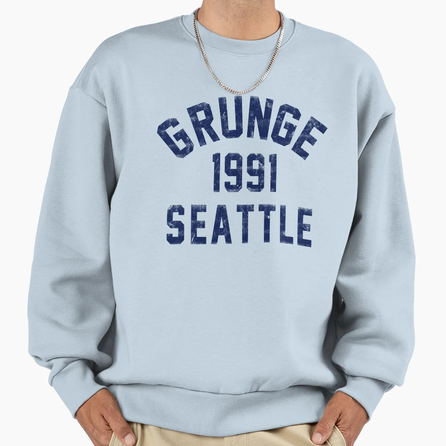 Grunge Sweatshirt - Casual Everyday Wear Unisex - T-Shirt, Sweatshirt, Hoodie