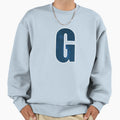 Letter G Stars Sky Monogram Art Sweatshirt - Streetwear Style Unisex - T-Shirt, Sweatshirt, Hoodie