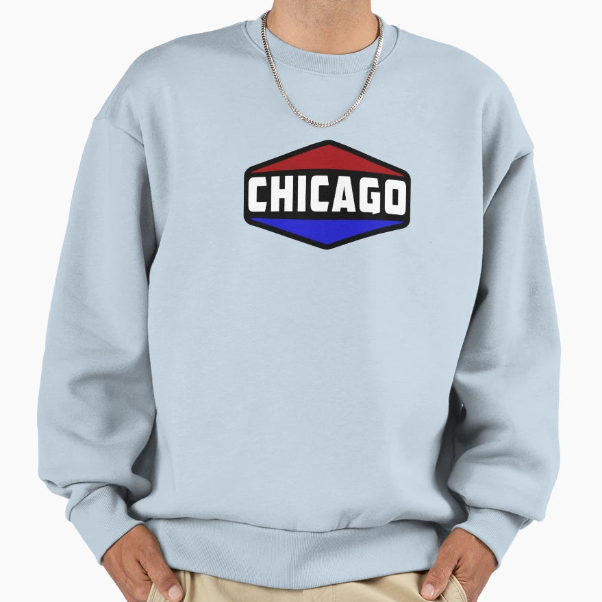 Chicago Illinois Sweatshirt - Trendy Graphic Men Women - T-Shirt, Sweatshirt, Hoodie