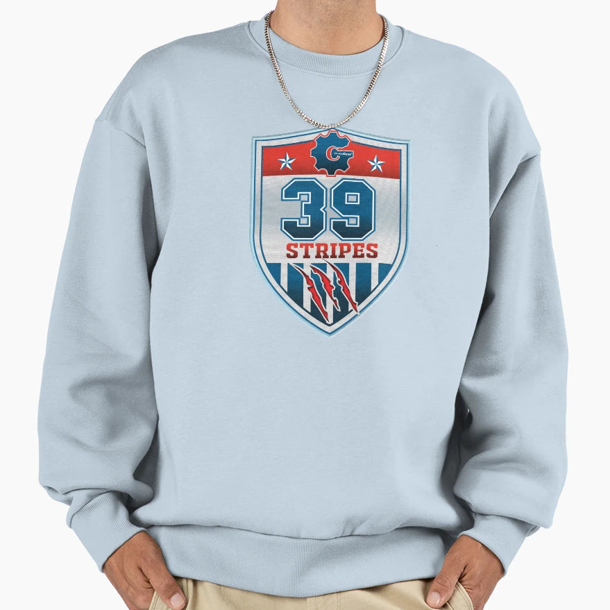 39 Stripes Small Sweatshirt - Novelty Apparel Men Women - T-Shirt, Sweatshirt, Hoodie