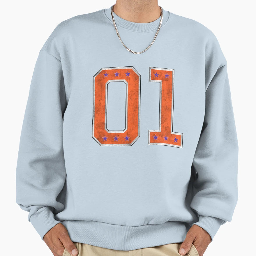 01 General Lee Sweatshirt - Novelty Apparel for Adults - T-Shirt, Sweatshirt, Hoodie