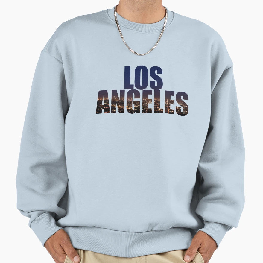 Los Angeles Cityscape Sweatshirt - Fun Novelty Design Men Women - T-Shirt, Sweatshirt, Hoodie
